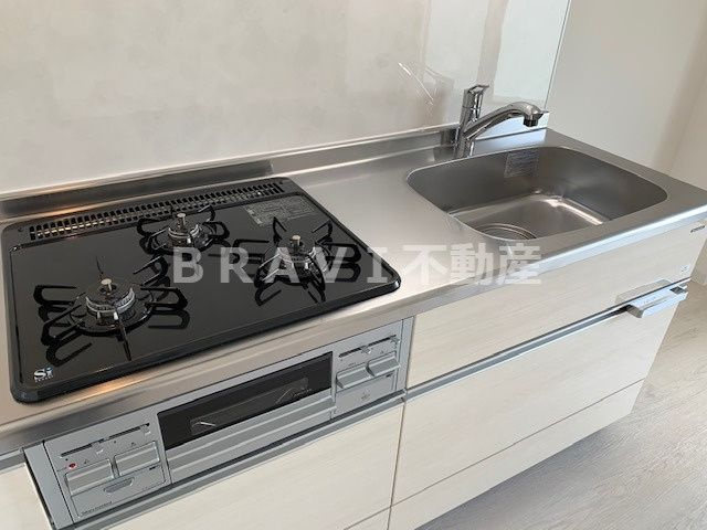 ラ・メゾンヴェール上町　BRAVI不動産のキッチン|【ラ・メゾンヴェール上町】キッチンです