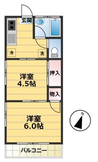 【間取り】 | 第五酒井荘