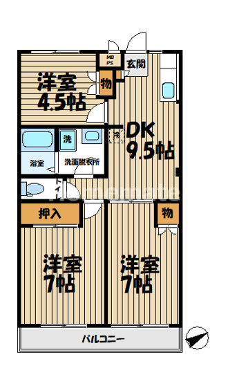 【間取り】 | メゾンKSI