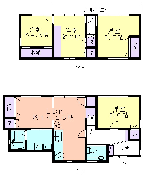 新座市栗原5丁目戸建の間取り