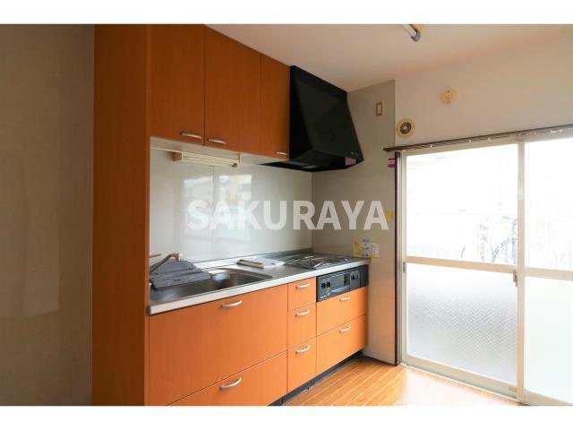 メゾンドソアのキッチン|現況と異なる場合がございます。