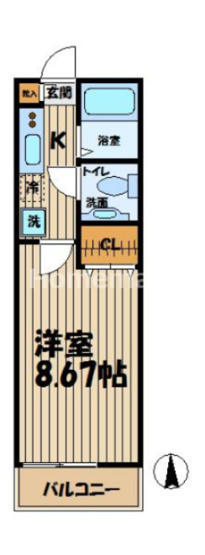 【間取り】 | グランドール本郷台