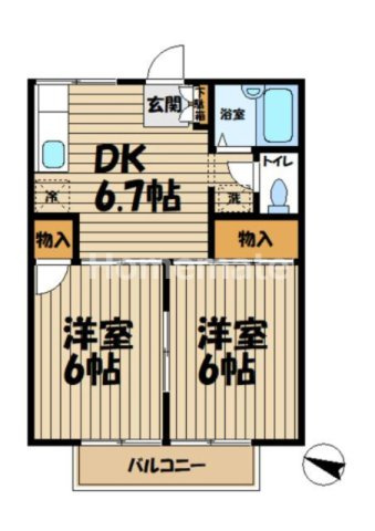 【間取り】 | グリーンコーポ