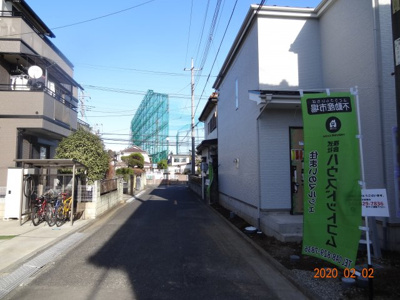 【前面道路含む現地写真】 | 現地見学会　上尾市二ツ宮 新築分譲住宅全１棟 | 前面道路含む現地写真です