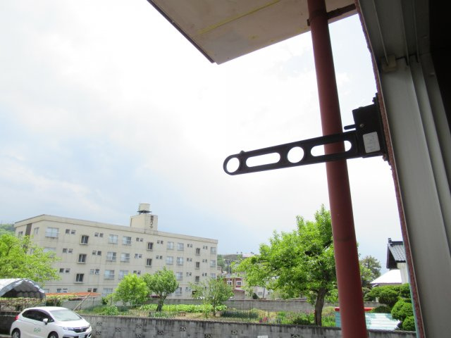 ラポール前田Cのバルコニー