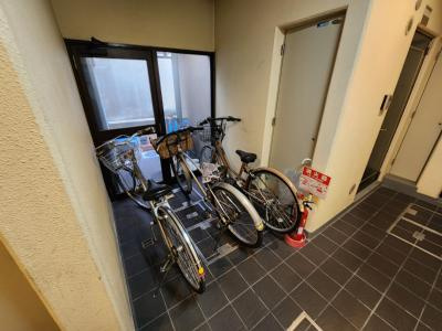 サンモリタの駐車場|駐輪スペース