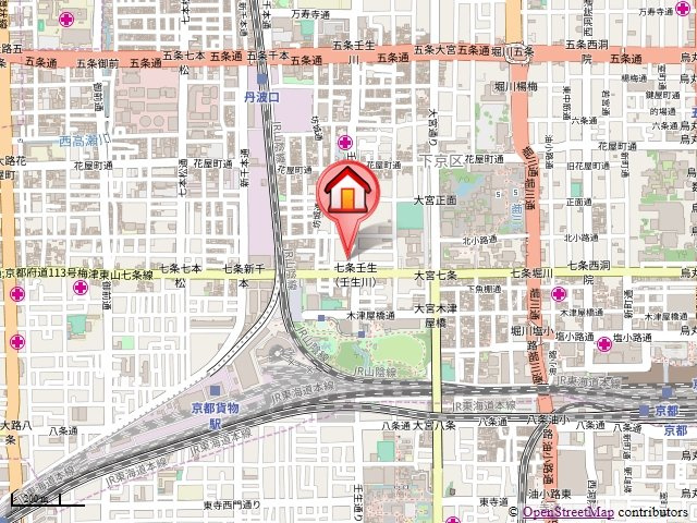 ParkSideMibu（パークサイド壬生）の地図|地図