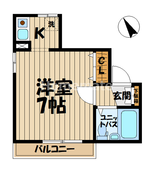 【間取り】 | ドルフィン山崎Ｉ