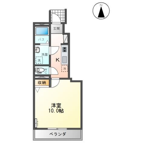 rooms･Iの間取り