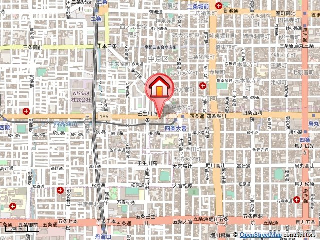賀陽コーポラスの地図