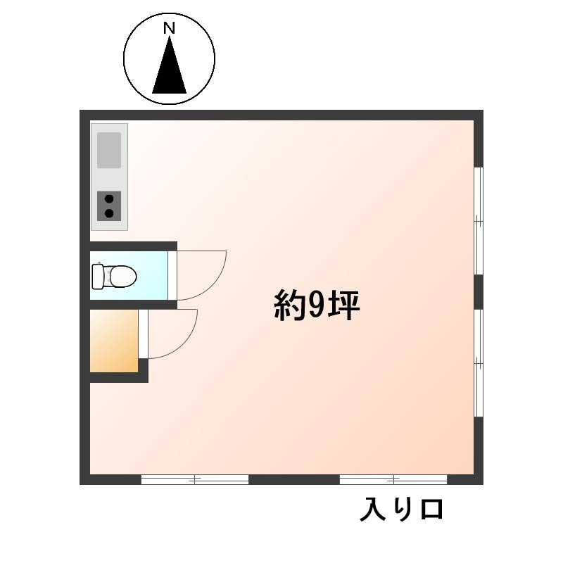 マルナカハイツ（テナント）の間取り