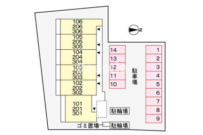 【区画図】 | エリシオン・レジデンスⅢ
