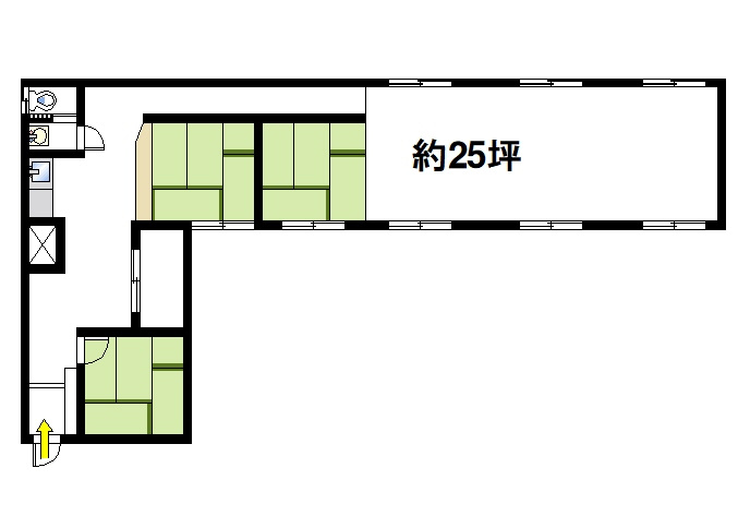 トレフビルテナントビルの間取り