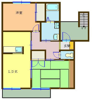 【間取り】 | グランパパＢ棟