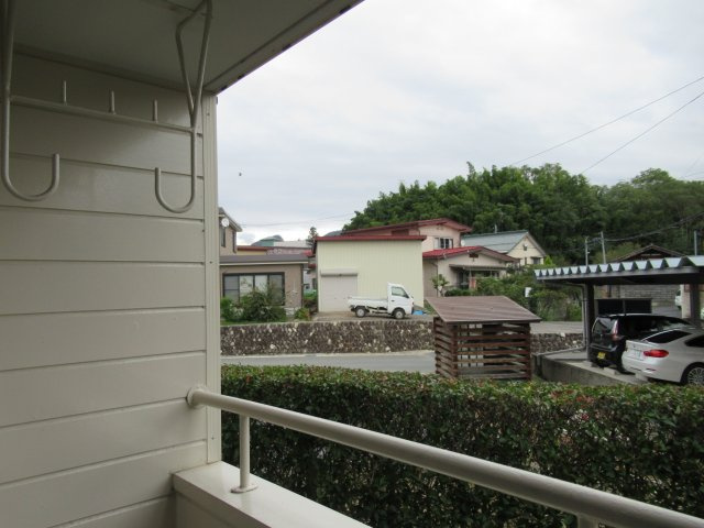 ラポール前田 Aのバルコニー