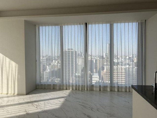 千代田区一番町の賃貸マンションの居間・リビング