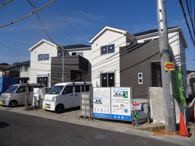 【前面道路含む現地写真】 | 現地見学会　さいたま市見沼区御蔵　南道路に面する新築分譲住宅全2棟 | 前面道路含む現地写真です