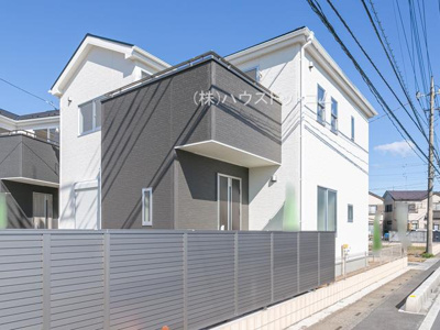 【前面道路含む現地写真】 | 現地見学会　さいたま市見沼区御蔵　南道路に面する新築分譲住宅全2棟 | 前面道路含む現地写真です。