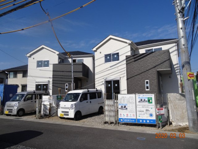 【前面道路含む現地写真】 | 現地見学会　さいたま市見沼区御蔵　南道路に面する新築分譲住宅全2棟 | 前面道路含む現地写真です