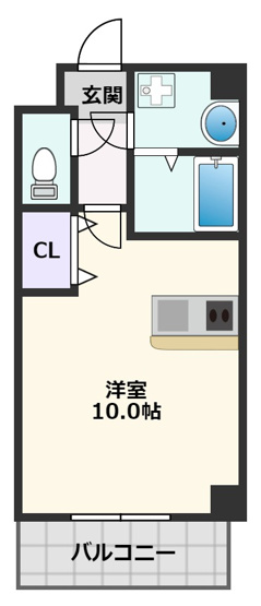 【間取り】 | ＣＩＴＹ　ＳＰＩＲＥ上新庄