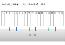 出し山駐車場Aの画像