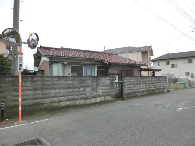 鴻巣市箕田の売地の外観|前面道路を北西側より撮影
