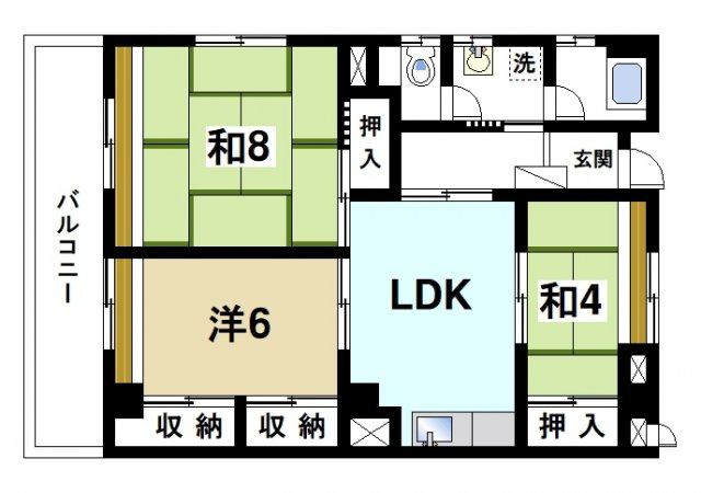 メゾンフルールの間取り