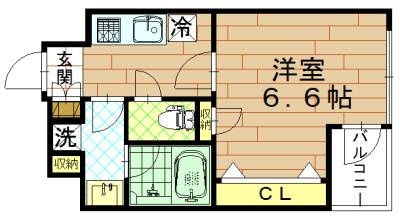 グラマシー京都（旧リエトコート塩小路堀川）の間取り