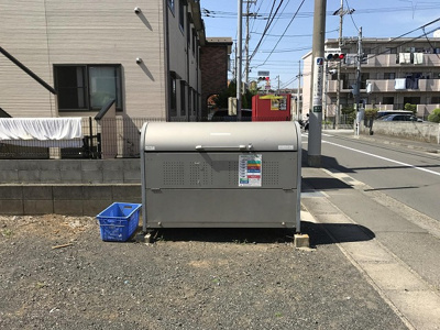 【その他共用部分】 | パナハイツリュウセイB | 敷地内ごみ置き場でごみ出しもらくらく～♪忙しい社会人さんや学生さんにもうってつけ！
