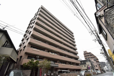 【外観】 | クリオ鶴見七番館 | 鶴見線「国道」駅徒歩1分！アウトフレーム工法でインテリアレイアウトがしやすい間取り♪今すぐに新生活をスタートできる家具・エアコン設置！