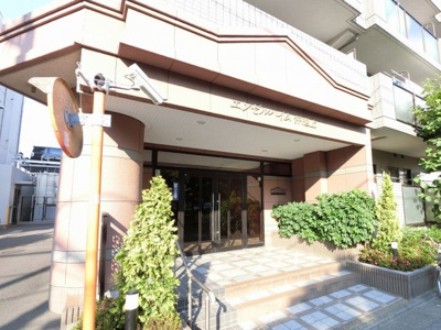 【エントランス】 | エンゼルハイム仲池上 | 都営浅草線「西馬込」駅徒歩10分。
オーケーストアも徒歩4分の好立地b！
日勤管理なのでエントランスもきれいです。