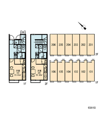【区画図】 | プレザントハウス2
