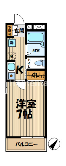 【間取り】 | メルシー鎌倉