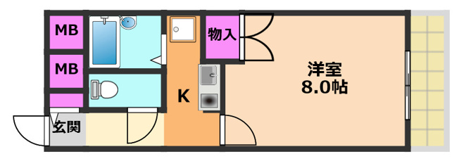 【間取り】 | etoile MT.3(エトワールエムティースリー)
