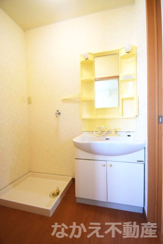 【洗面所】 | スペースが確保できる洗面所です