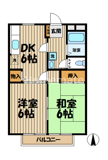 【間取り】 | ソシア　東館