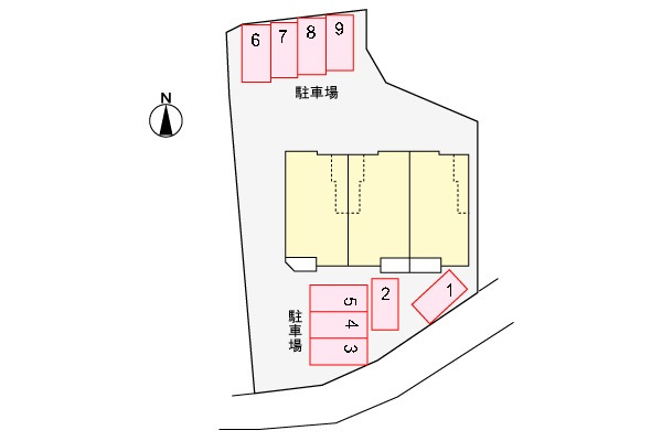 サンクレストの区画図