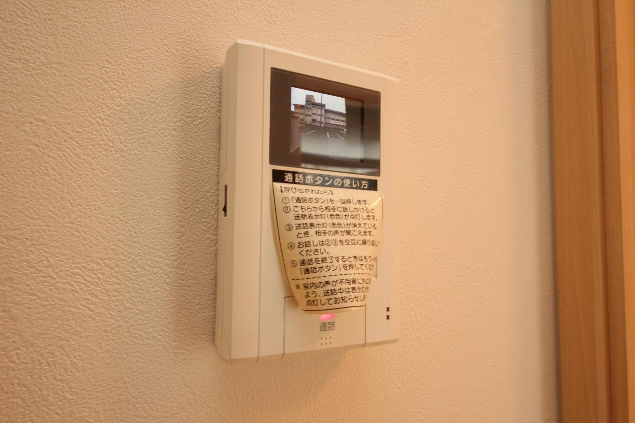 フルールメゾンのセキュリティ|カメラ付インターホン