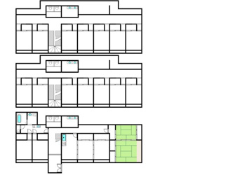 【間取り】 | 福井県あわら市温泉5丁目1419　売寮