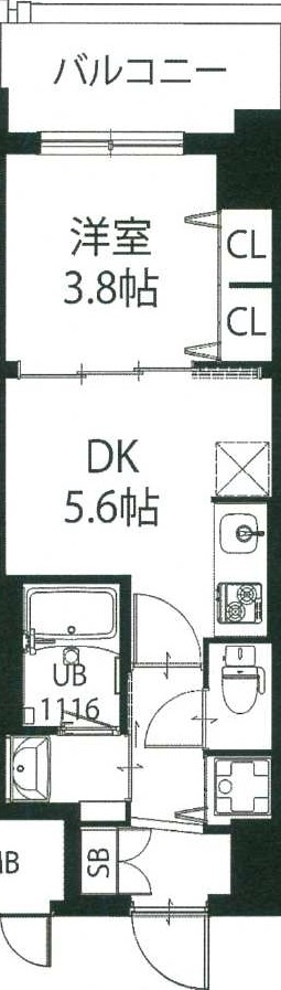 ラクラス本町東　BRAVI不動産の間取り|【ラクラス本町東】間取り