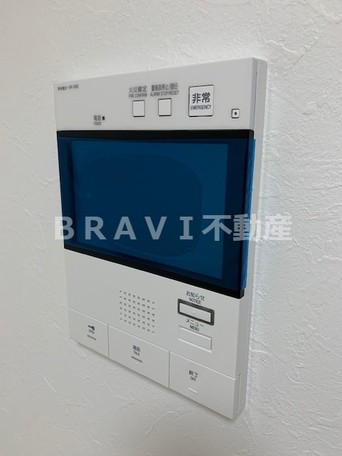 ラクラス本町東　BRAVI不動産のセキュリティ|【ラクラス本町東】モニター付きインターホン