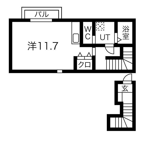 Figaro Ⅴ　の間取り