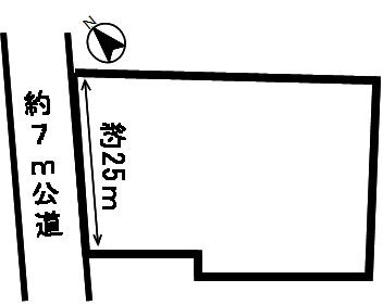 ５３７８１　山県市富永土地の区画図