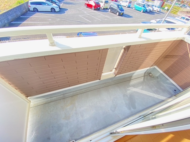 プロムナード桃山のバルコニー