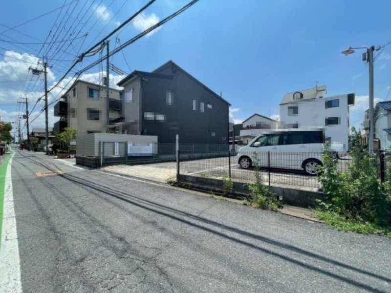 大和高田市大中　土地の前面道路含む現地写真|◆96坪以上の建築条件無しの土地です!(^^)!　