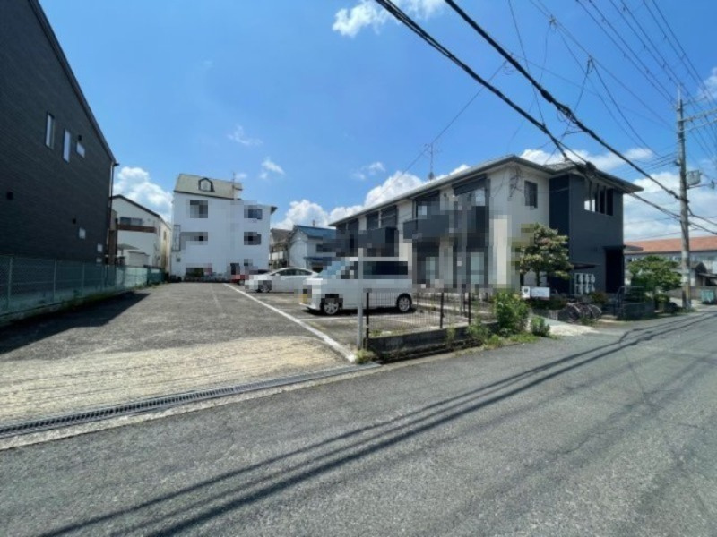 大和高田市大中　土地の前面道路含む現地写真|旧市役所跡地にスターバックスや憩いの広場もできるのでますます綺麗な街並みとなります♪
