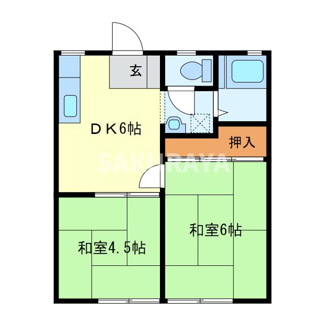 パレーシャル今福の間取り
