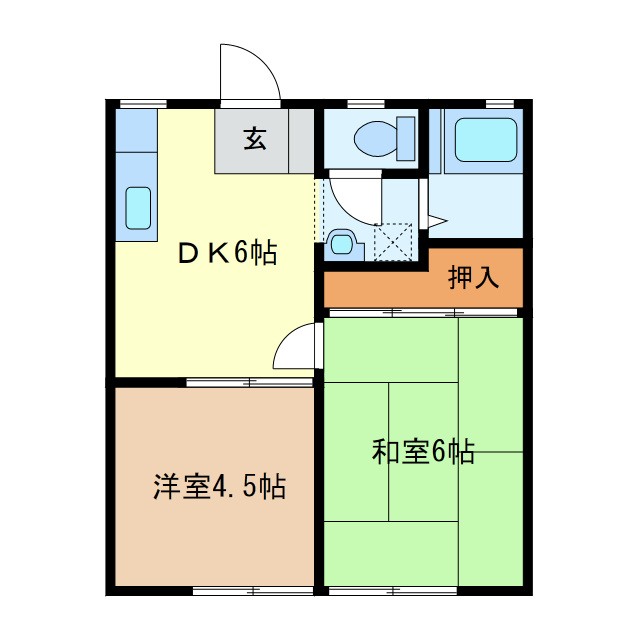パレーシャル今福の間取り