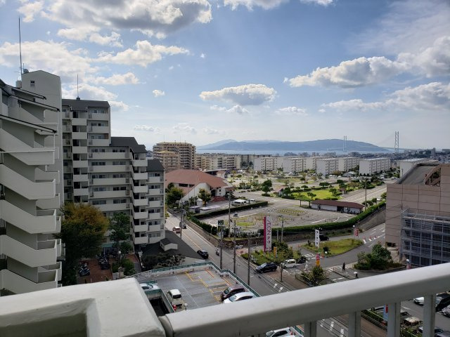 グリーンコーポジェームス山弐番館の展望|明石大橋☆神戸市垂水区　グリーンコーポジェームス山弐番館☆