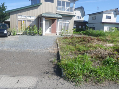 【前面道路含む現地写真】 | 北秋田市綴子字大堤・売地
